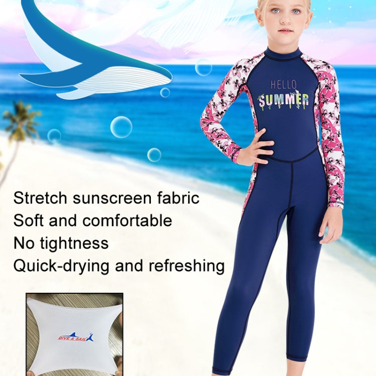 DIVE & SAIL Children Outdoor Sunscreen Long Sleeve Speed Dry Diving Suit