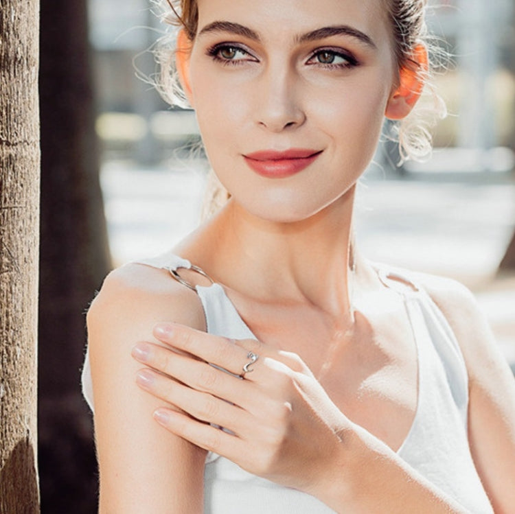 Naughty Cat Sterling Silver Ring Fashion Open Ring