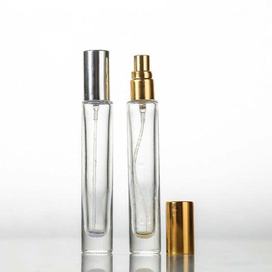10 PCS Perfume Glass Bottle Transparent Glass Spray Empty Bottle Portable Sub-packing Travel Perfume Bottle