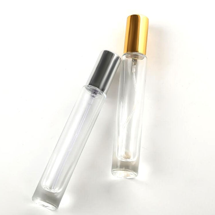 10 PCS Perfume Glass Bottle Transparent Glass Spray Empty Bottle Portable Sub-packing Travel Perfume Bottle