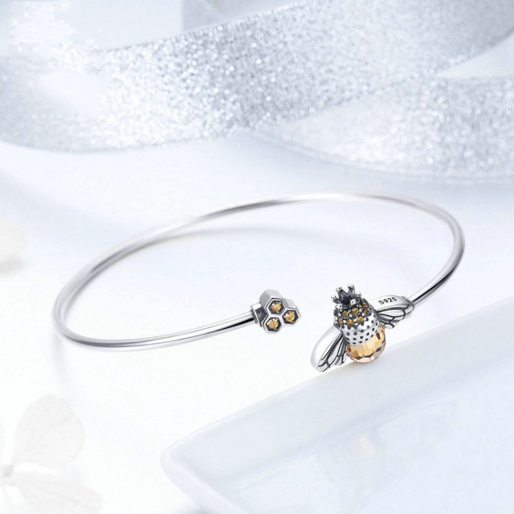 Bee Story S925 Sterling Silver Bracelet Female Personality Diamond Bracelet