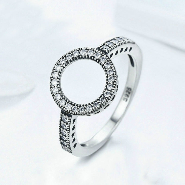 S925 Sterling Silver Womens Inlaid Ring, 6, 7, 9