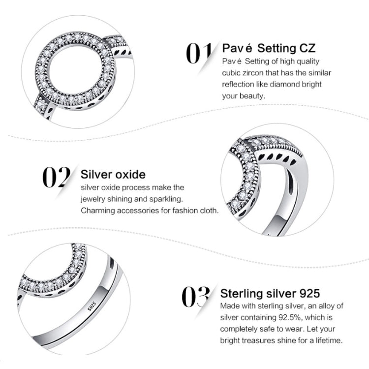 S925 Sterling Silver Womens Inlaid Ring, 6, 7, 9