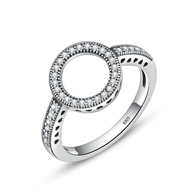 S925 Sterling Silver Womens Inlaid Ring, 6, 7, 9