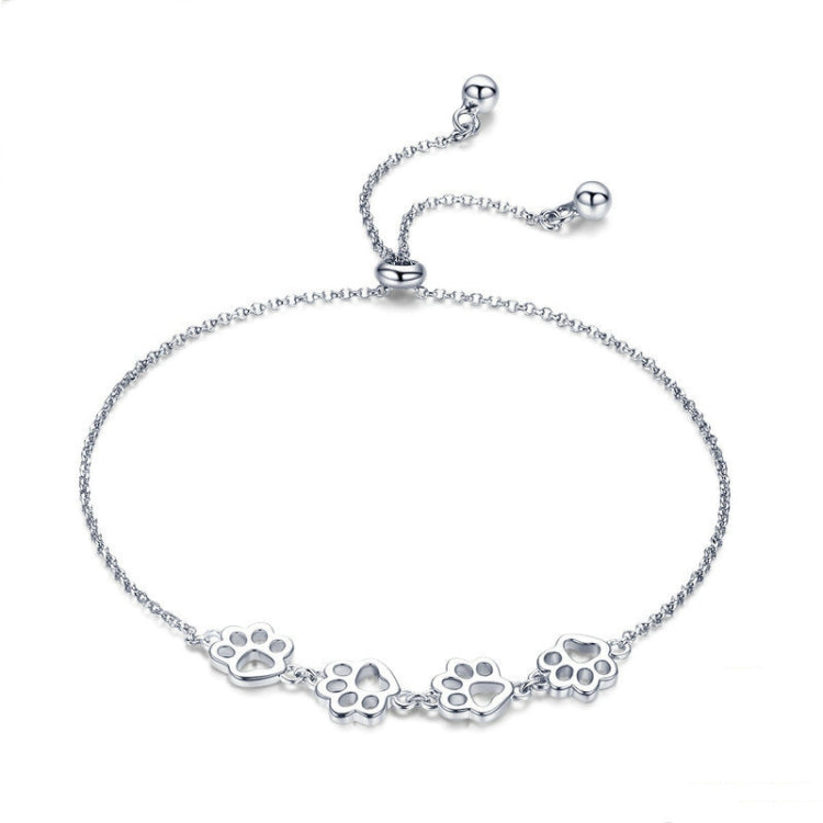 Cute Pet Claw Mark Bracelet S925 Sterling Silver Animal Drip Bracelet
