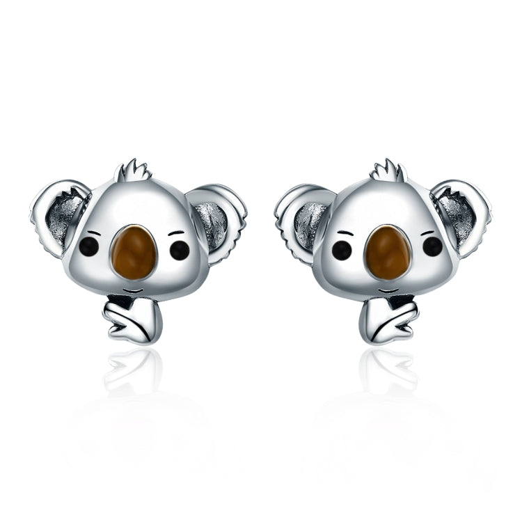 Koala Sterling Silver Ladies Gemstone Earrings