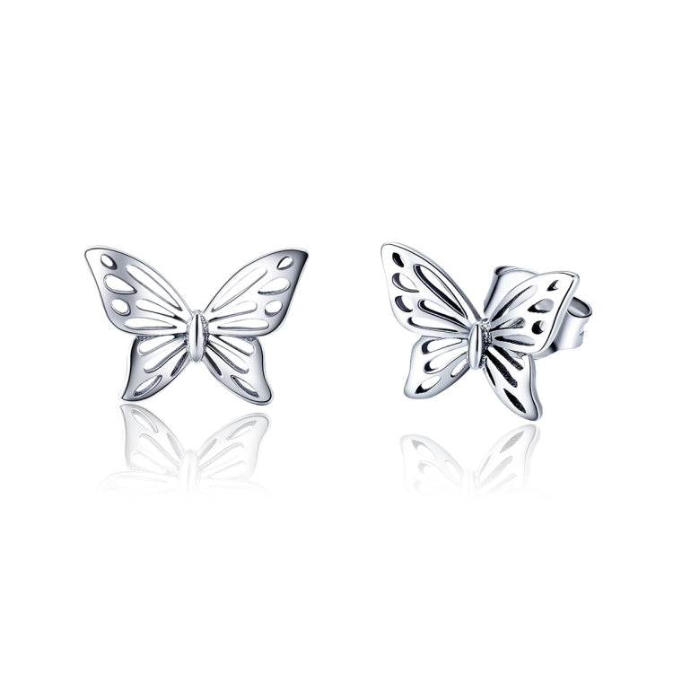 S925 Sterling Silver Butterfly Earrings