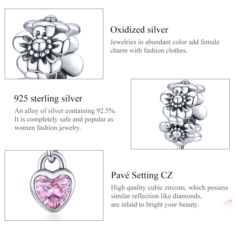 S925 Sterling Silver Flower Bead DIY Bracelet Accessories