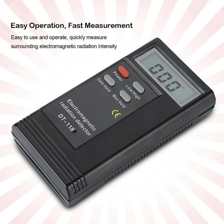 DT-1180 Electromagnetic Radiation Detector Measuring Range 50-1999V/M Electromagnetic Wave Radiation Protection Detector