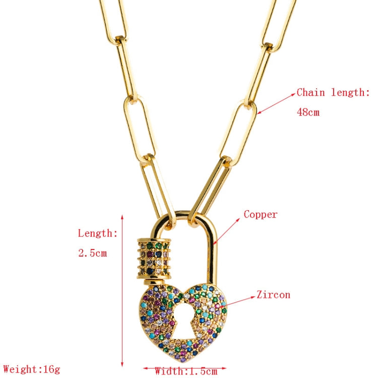 Ladies Exquisite Clavicle Chain Brass Micro-inlaid Zircon Necklace