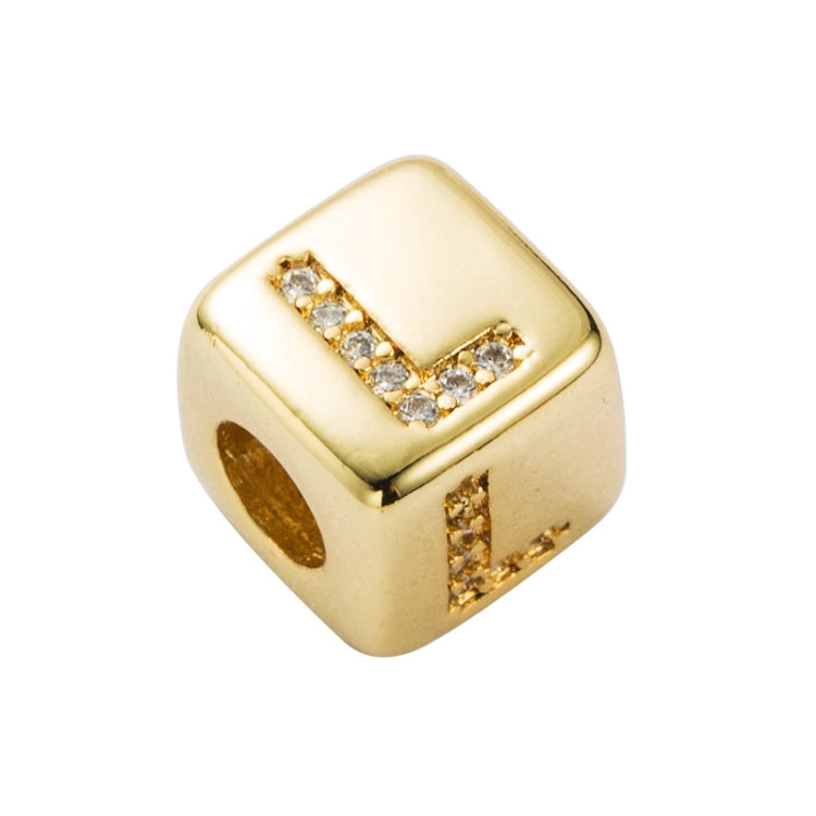 English Letter Beads Bracelet Brass Micro-inlaid Couple Red String Pull DIY Bracelet Jewelry