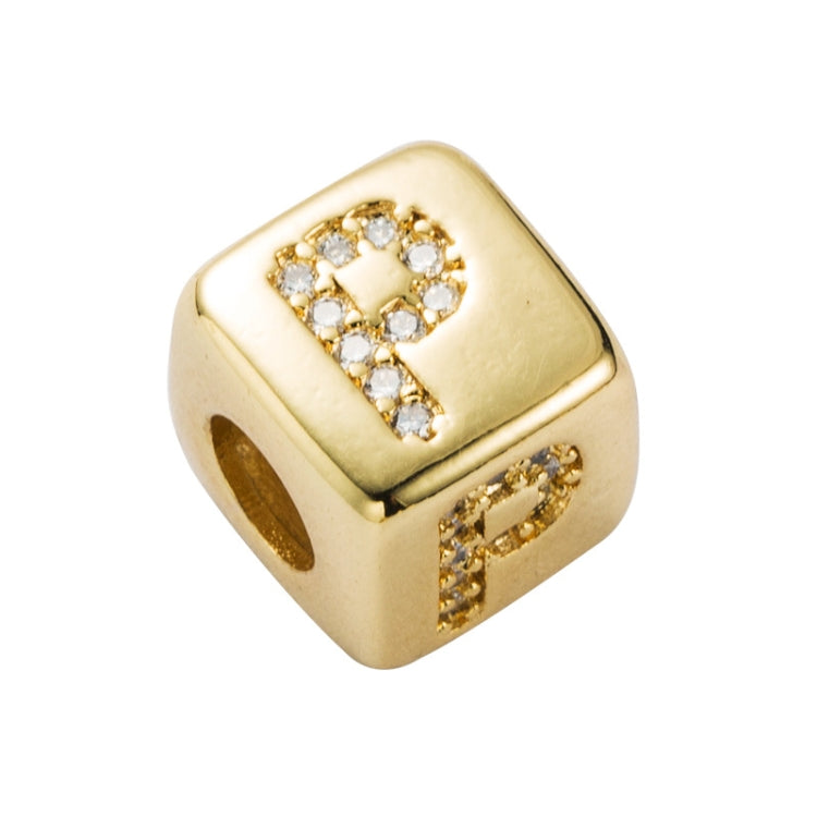 English Letter Beads Bracelet Brass Micro-inlaid Couple Red String Pull DIY Bracelet Jewelry