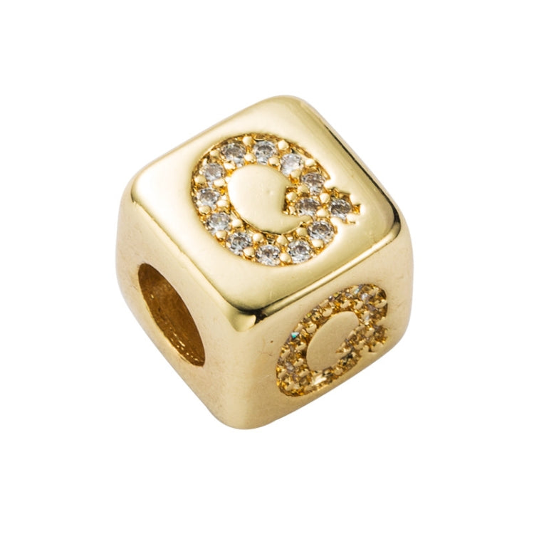 English Letter Beads Bracelet Brass Micro-inlaid Couple Red String Pull DIY Bracelet Jewelry