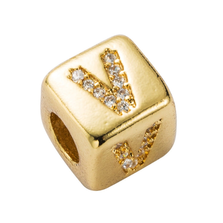 English Letter Beads Bracelet Brass Micro-inlaid Couple Red String Pull DIY Bracelet Jewelry