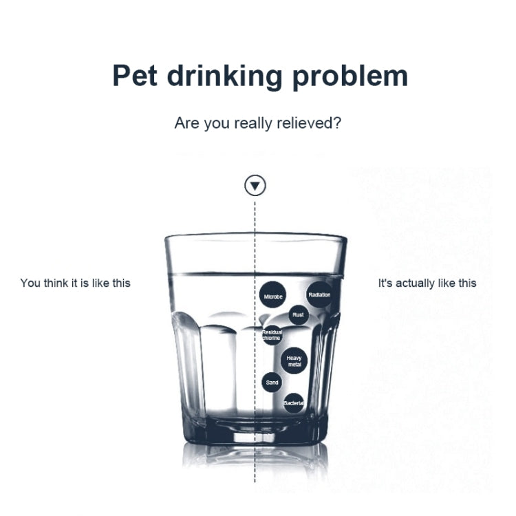 Pet Water Dispenser Electric Circulating Water Pet Water Dispenser, Basic, Night Light