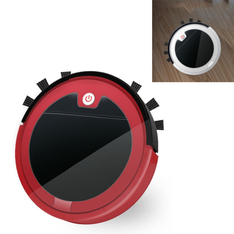 Home Smart Sweeping Robot Planning Route Remote Control Large Suction Cleaner Sweeper, White Black, Red Black