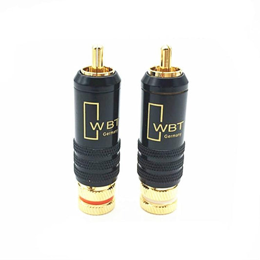 2pcs WBT-0144 RCA Lotus Plug AV Audio and Video Plug