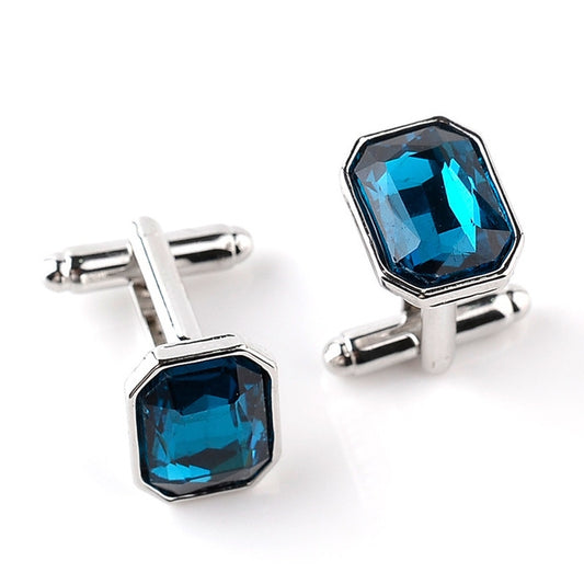 Fashion zircon alloy plating French cufflinks nail sleeve female models