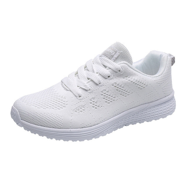 Mesh Breathable Flat Sneakers Running Shoes Casual Shoes for Women