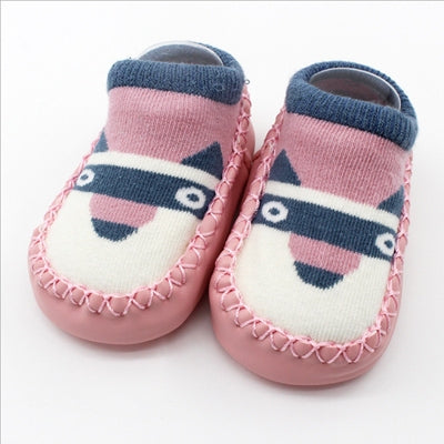 Fashion Baby Socks With Rubber Soles Infant Sock Newborn Autumn Winter Children Floor Socks Shoes Anti Slip Soft Sole Sock