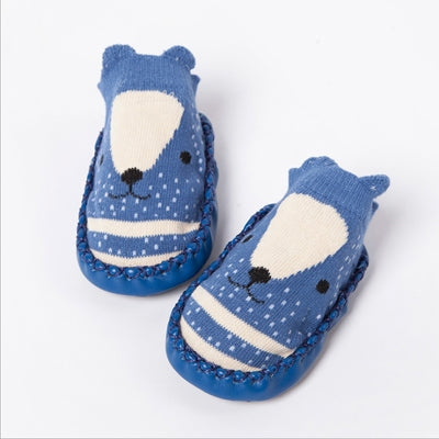 Fashion Baby Socks With Rubber Soles Infant Sock Newborn Autumn Winter Children Floor Socks Shoes Anti Slip Soft Sole Sock
