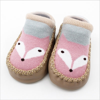 Fashion Baby Socks With Rubber Soles Infant Sock Newborn Autumn Winter Children Floor Socks Shoes Anti Slip Soft Sole Sock