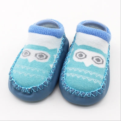 Fashion Baby Socks With Rubber Soles Infant Sock Newborn Autumn Winter Children Floor Socks Shoes Anti Slip Soft Sole Sock