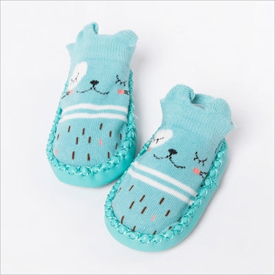 Fashion Baby Socks With Rubber Soles Infant Sock Newborn Autumn Winter Children Floor Socks Shoes Anti Slip Soft Sole Sock
