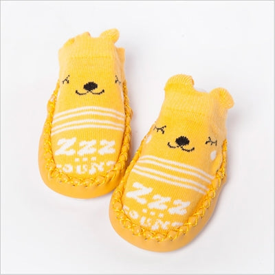 Fashion Baby Socks With Rubber Soles Infant Sock Newborn Autumn Winter Children Floor Socks Shoes Anti Slip Soft Sole Sock