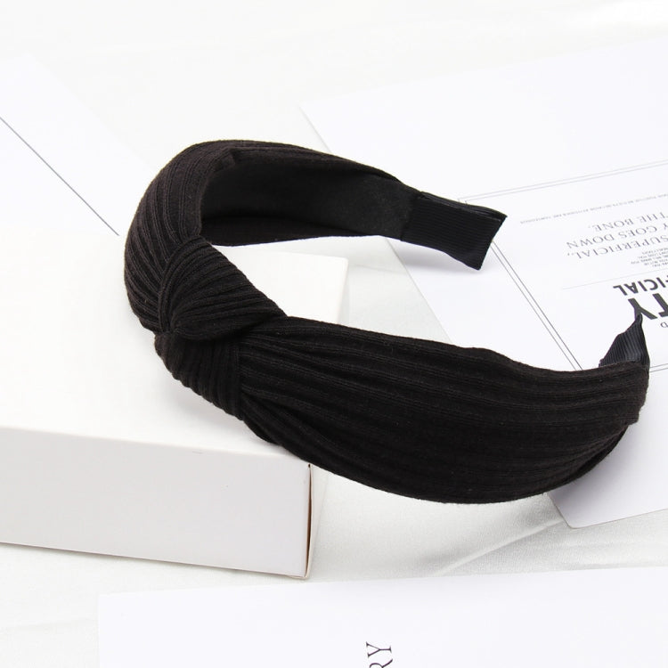 Soft Knotted Headband Hairband Lady Bow Hair Hoop Hair Accessories