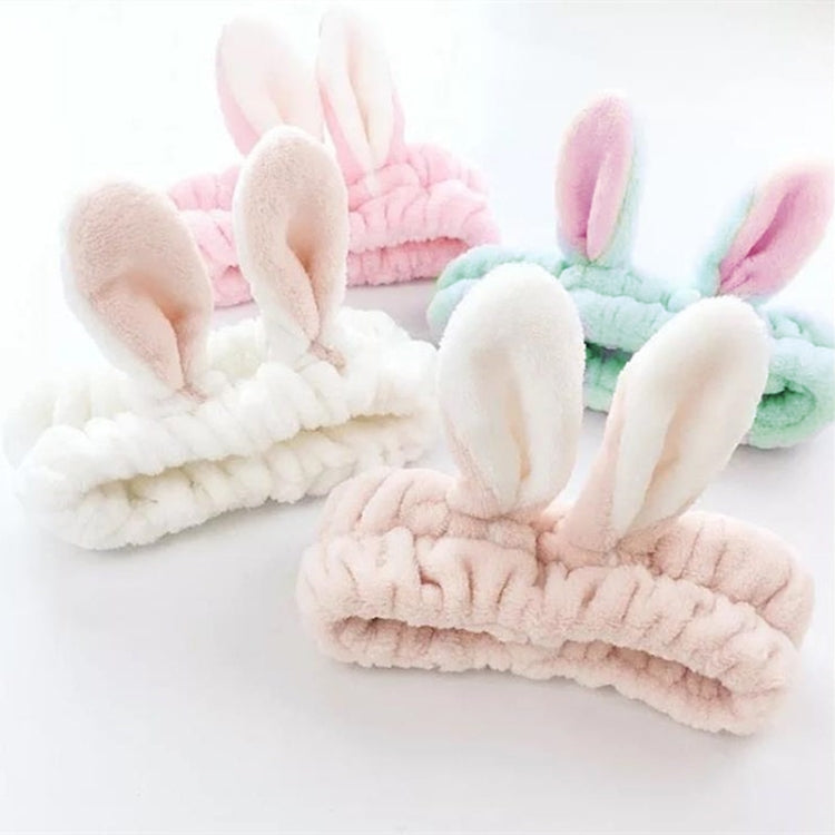 Cute Elastic Cat Ears Headbands Women Girls Makeup Face Washing Headband Hairdo Facial Mask Headwrap Hairband Hair Accessory