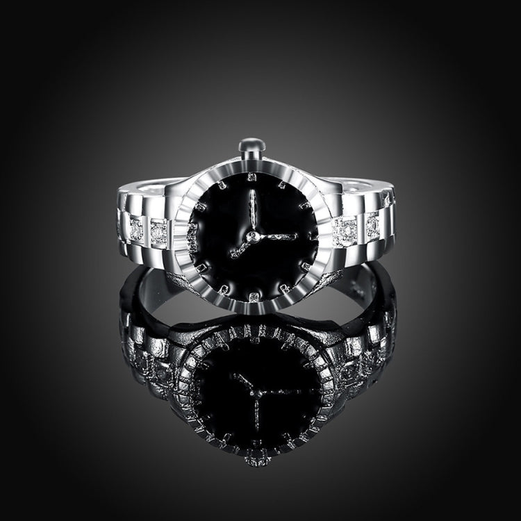 Creative Diamond Dial Quartz Watch Rings