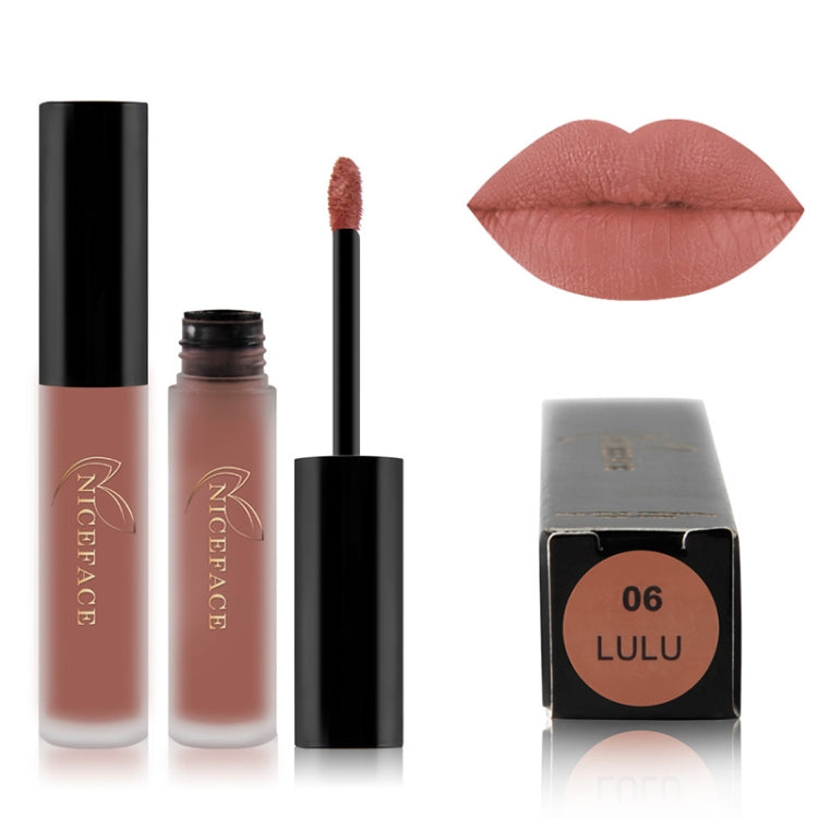 Lip Gloss Nude Matte Liquid Lipstick Waterproof  Long Lasting Moisturizing Lip Makeup Cosmetics