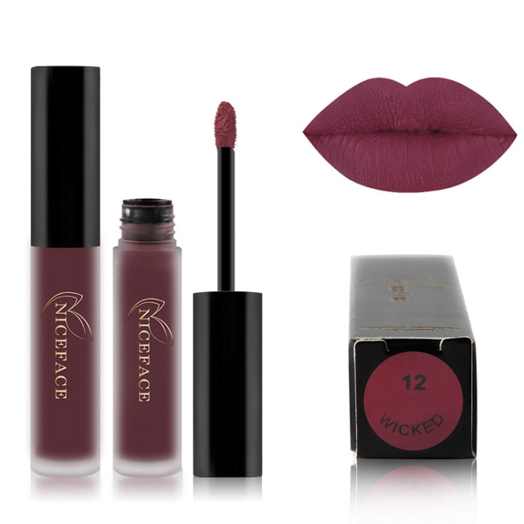 Lip Gloss Nude Matte Liquid Lipstick Waterproof  Long Lasting Moisturizing Lip Makeup Cosmetics