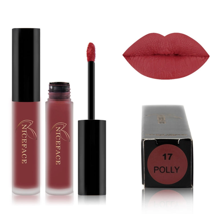 Lip Gloss Nude Matte Liquid Lipstick Waterproof  Long Lasting Moisturizing Lip Makeup Cosmetics