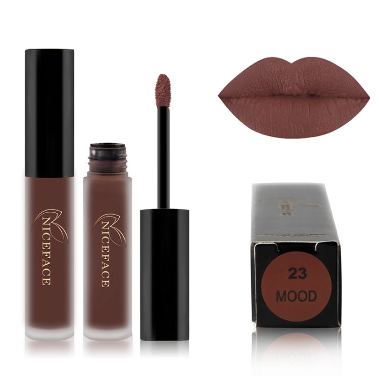 Lip Gloss Nude Matte Liquid Lipstick Waterproof  Long Lasting Moisturizing Lip Makeup Cosmetics