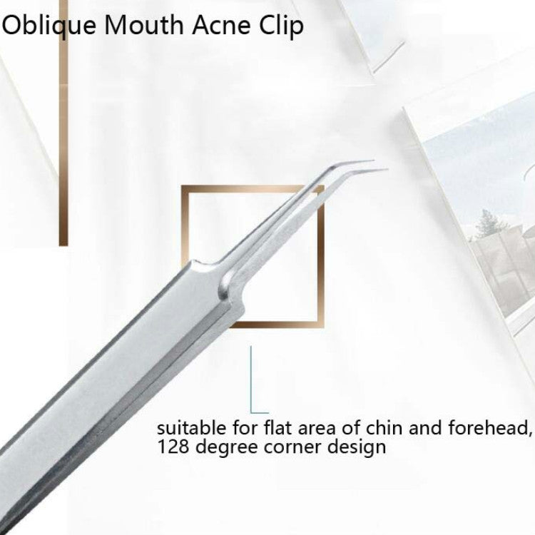 5pcs /Set Acne Needle Stainless Steel Acne Clamp Squeeze Acne Blackhead Tool