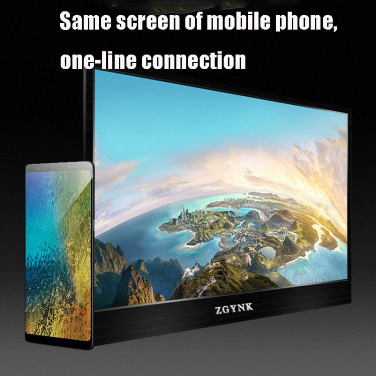 ZGYNK TPZ1303 Type-c Portable Computer Extender Display, US Plug, 11.6 inch 1920x1080, 13.3 inch 1920x1080, 13.3 inch 2560x1400, 14.1 inch 2560x1400, 15.6 inch 1920x1080, 15.6 inch 3840x2160