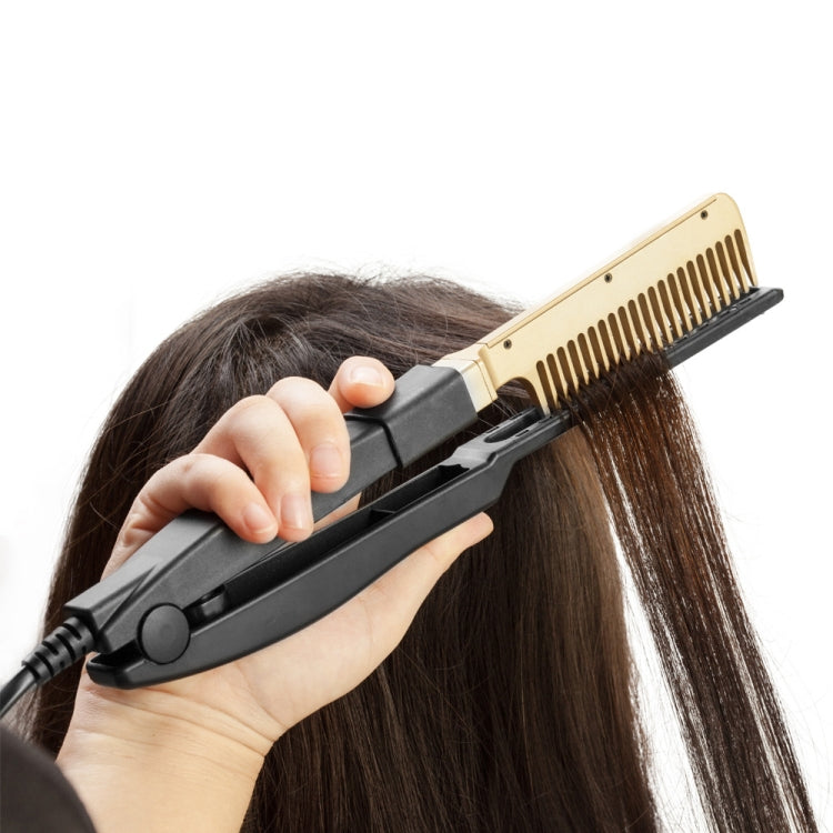 Portable Wet And Dry Clip Hair Straightener Straight Hair Comb