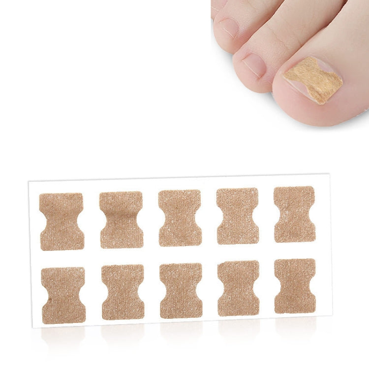 10 PCS Glue-free Orthopedic Nail Stick Toe Nail Groove Inlay Corrector