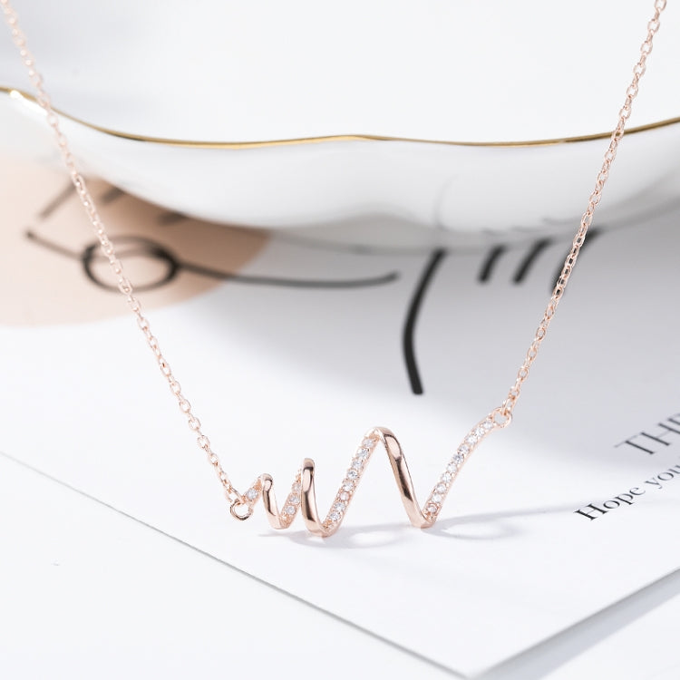 S925 Sterling Silver Necklace Women ECG Accessory Necklace