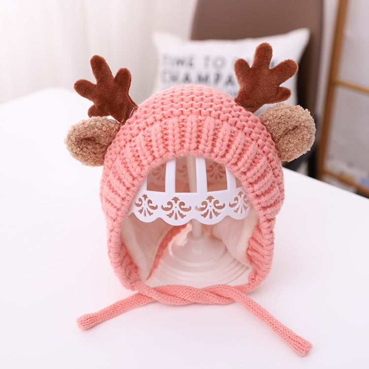 MZ9789 Little Antlers Baby Knitted Hat Baby Wool Warm Hat