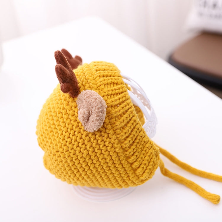 MZ9789 Little Antlers Baby Knitted Hat Baby Wool Warm Hat