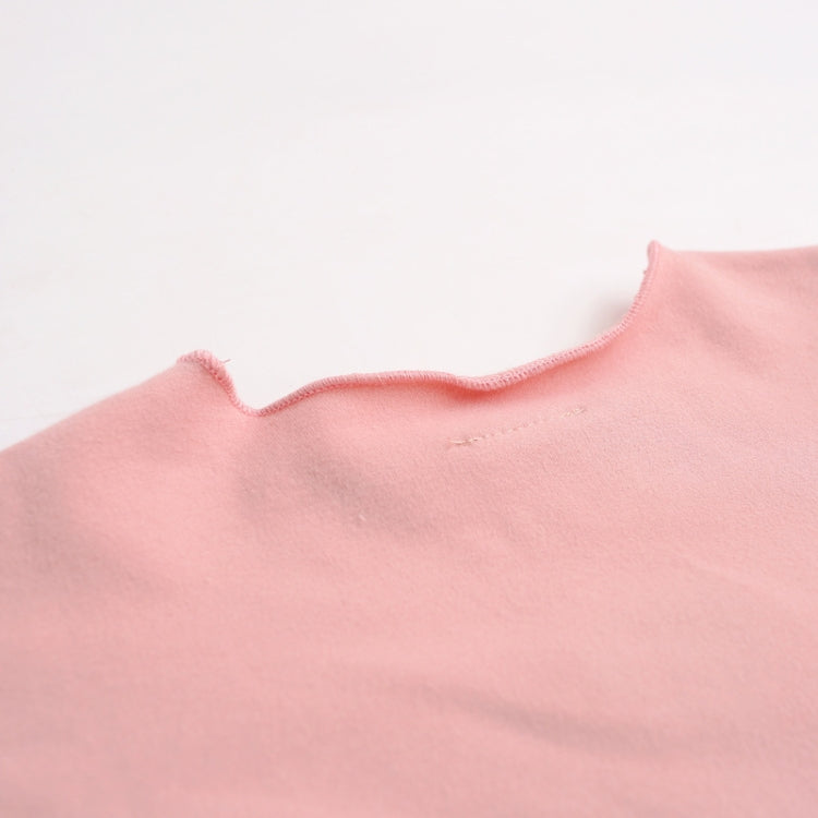 Autumn and Winter Warm Cute Puff Sleeve Top Heart-shaped Embroidered Sweatshirt Girls Tops