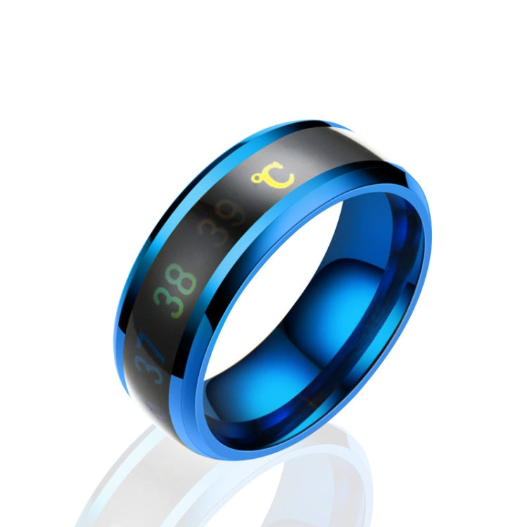 Smart Temperature Ring Stainless Steel Personalized Temperature Display Couple Ring