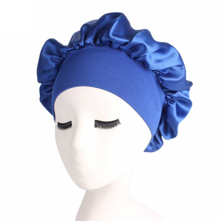 2 PCS TJM-301 Night Cap With Wide Brim And Elasticity Headband Ladies Chemotherapy Cap Hair Care Hat