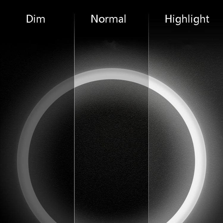 Make-Up Mirror With LED Light Fill Light Dormitory Desktop Dressing Small Mirror Girl Folding And Portable Mirror, Pink Rechargeable Single Light, White rechargeable Single Light, Pink Rechargeable Three-color Light, White Rechargeable Three-color Light