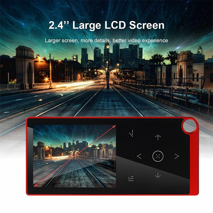 2.4 inch Touch-Button MP4 / MP3 Lossless Music Player, Support E-Book / Alarm Clock / Timer Shutdown, 4GB without Bluetooth, 8GB without Bluetooth, 16GB without Bluetooth, 4GB Bluetooth Version, 8GB Bluetooth Version, 16GB Bluetooth Version