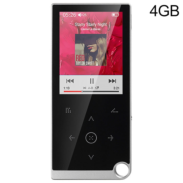 2.4 inch Touch-Button MP4 / MP3 Lossless Music Player, Support E-Book / Alarm Clock / Timer Shutdown, 4GB without Bluetooth, 8GB without Bluetooth, 16GB without Bluetooth, 4GB Bluetooth Version, 8GB Bluetooth Version, 16GB Bluetooth Version