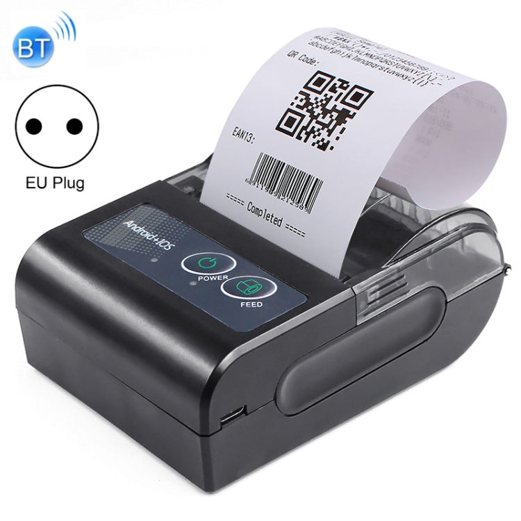 58HB6 Portable Bluetooth Thermal Printer Label Takeaway Receipt Machine, Supports Multi-Language & Symbol/Picture Printing, US Plug (English ), EU Plug (English ), EU Plug (Brazilian Portuguese ), UK Plug (English), US Plug (Traditional Chinese)       ...